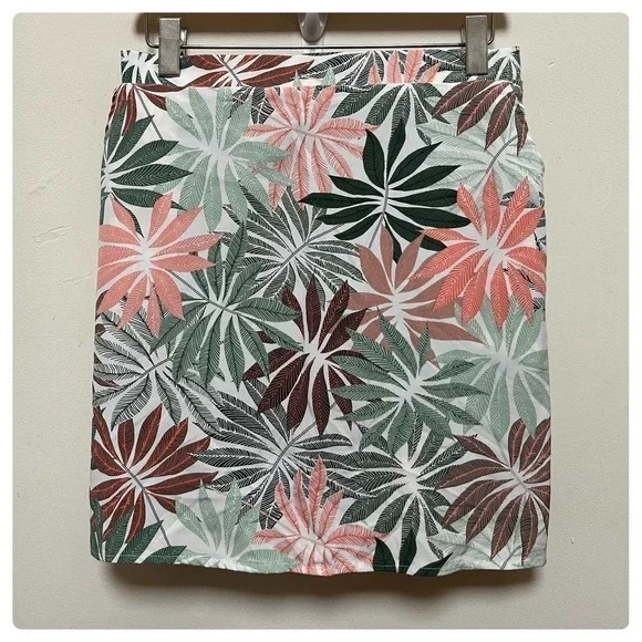 Anthony Richards Multicolor Tropical Floral Print Skort Size 0MP Golf - Picture 2 of 11